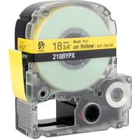 Epson LabelWorks Industrial Tape Cartridge, Black on Yellow, Polyester, 3/4" x 30 Ft, PX Series