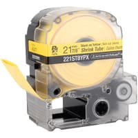 Epson LabelWorks 7/8" AWG 0000-1 BLACK/YELLOW - 96"