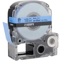 Epson LabelWorks Industrial Tape Cartridge, Black on Blue, Polyester, 3/4" x 30 Ft, PX Series