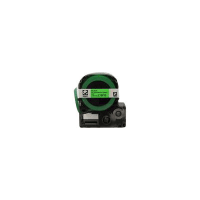 Epson LabelWorks K-SUN LABELShop Black on Fluor. Green , 3/4in x 16 ft