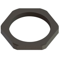 Essentra Components Cable Gland Locknuts, Black, PG13.5