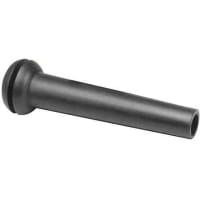 Essentra Components Grommet Sleeve, Black, .200 in Hole Dia., .200 in Cable Dia., 1.688 in Sleeve Le