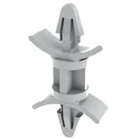 Essentra Components Circuit Board Support, Dual Locking, 4 mm, Nylon 6/6, 7.1 mm, 3/8 in.