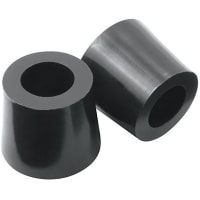 Essentra Components Bumper, Thermoplastic Rubber, 12.7 mm, 25.4 mm, 8.1 mm, 14.2 mm, 4.1 mm, Black