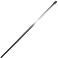 Essentra Components CABLE TIE, STAINLESS STEEL, 5 INCH LG, 100 LBS, MT Series