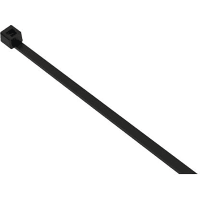 Essentra Components Cable Tie; Standard; Nylon; UL94V-2 Black; Length 8.0 in; 40LB