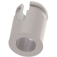 Essentra Components Spacer, Self Retaining, #4 SCR, NAT, 1/8 Inch SPC