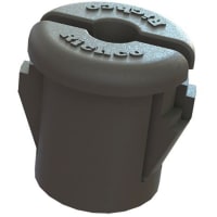 Essentra Components Snub Bushing, for 7/16 in panel hole, 1/32-1/8 panel thickness, .22 in cable