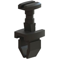 Essentra Components Quarter Turn Panel Fastener: Acetal, L x 31.2 mm (1.228 in)H x 14.6 mm (0.575 in