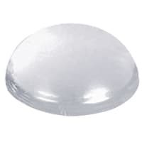 Essentra Components Dome Self Adhesive Bumper & Rubber Foot: Clear, .62 in (15.7 mm) Base Diameter, 