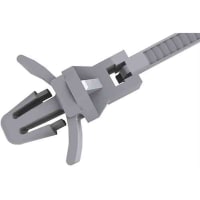 Essentra Components Cable Tie, Arrow Mnt, Natural, 