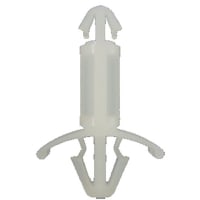 Essentra Components Spacer; Dual Locking Arrowhead; Length .248in; Nylon 6/6; UL94V-2; Natural