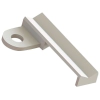 Essentra Components Cable Tie Mount; Screw-In Harness; Tie Width .190in Max; Natural; Pack 1000