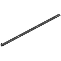 Essentra Components Cable Strap - Rubber Strap with Nylon Button, Black, 11.81" Long