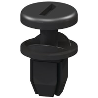 Essentra Components Quarter Turn Panel Fastener: Acetal, L x 8.0 mm (0.315 in)H x 15.9 mm (0.626 in)