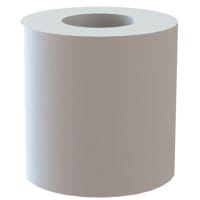 Essentra Components Non-Threaded Spacer, PVC, .500 in Spacer, .147 in ID, .250 in OD