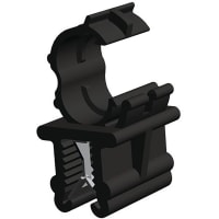 Essentra Components Edge Mount Conduit Holder;Type 2;3.0-6.0 mm Panel;7.5 mm Conduit Inside Dia