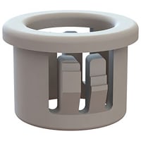 Essentra Components Snap Bushing, .500 Hole, .375 ID, .406 Thick