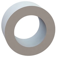 Essentra Components Round Spacer, .320 ID, .500 OD, .270 Length