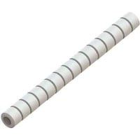 Essentra Components Optical Fiber Bend Liminiting Tube, Standard, White, 3.1 mm ID, 5.1 mm OD, PP, 1