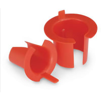 Essentra Components ANTI SHORT BUSHING:PP RED