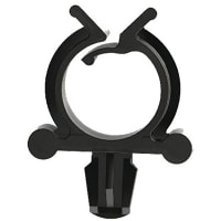 Essentra Components Wire Sdl, Rnd, Self Mount, Blk, 1K/Bag