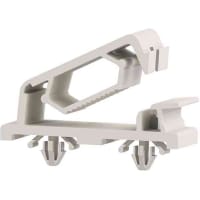 Essentra Components Clamp, Flat, Tens, Arrow Mnt, Natural