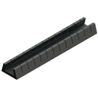 Essentra Components Grmt.Roll.Serrated. Blk..072-.105 in.1 EA=100 Ft