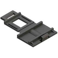 Essentra Components Cable Clamp; Micro; Adhesive Mount; Black