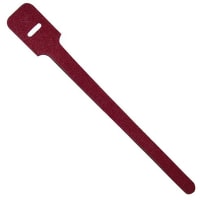 Essentra Components Cable Tie; Hook Loop; Plenum Rated; No Screw; Maroon; L 6.0 XW .750 in