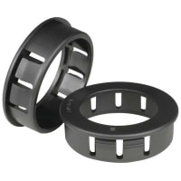 Essentra Components Bushing, 0.95 in., Nylon 66 (RMS-01), 1.102 in. (Hole), 0.44 in., Black