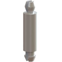 Essentra Components Spacer; Two Prong; Mini Post; Length .630in; Nylon 6/6; UL94V-2; Natural