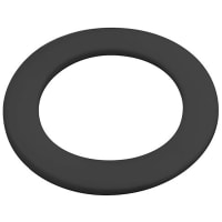 Essentra Components Flat Washer, Nylon, Black, 3.2 mm ID, 7.0 mm OD