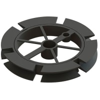 Essentra Components Fiber Reel, Black, 2 Part