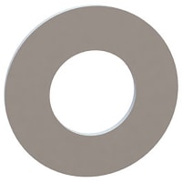 Essentra Components Flat Washer, .343 ID, .687 OD, .031 Thick