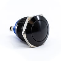 E-Switch Pushbutton, PV1, Sealed, SPST-NO, OFF-(ON), Non-Illuminated, 2A, 48VDC, Anodized, Screw