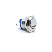 E-Switch Pushbutton Switch, SPST-NO, OFF-(ON), High Actuator, 2A, 48VDC, Screw, PV2 Series