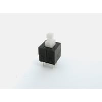 E-Switch Pushbutton Switch, TL2201, DPDT, ON-ON, Plunger for Cap, 100mA, 30VDC, PC Pin