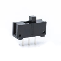 E-Switch Slide Switch, EG Series, SPDT, Non-Shorting, ON-ON, 200mA DC, 30VDC, PC Pin