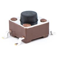 E-Switch Tactile Switch, TL3301, SPST-NO, OFF-(ON), 5.0mm Top Actuated, 0.05A, 12VDC