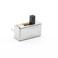 E-Switch Slide Switch, EG Series, DPDT, ON-ON, 4mm Actuator, 200mA DC, 30VDC, R/A, PC