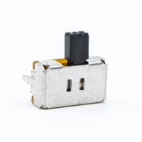 E-Switch Slide Switch, EG Series, DPDT, ON-ON, 4mm Actuator, 200mA DC, 30VDC, R/A, PC