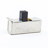 E-Switch Slide Switch, EG Series, 4PDT, ON-ON, 4mm Actuator, 200mA DC, 30VDC, R/A PC