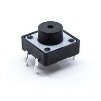 E-Switch Tactile Switch, TL1100 Series, SPST-NO, 7.5mm Top Actuated, 0.05A, 12VDC, PC