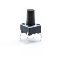 E-Switch Tactile Switch, TL1105 Series, SPST-NO, 9.5mm Top Actuated, 0.05A, 12VDC, PC