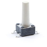 E-Switch Tactile Switch, TL3301, SPST-NO, OFF-(ON), 13.0mm Top Actuated, 0.05A, 12VDC