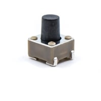 E-Switch Tactile Switch, TL3301, SPST-NO, OFF-(ON), 7.3mm Top Actuated, 0.05A, 12VDC