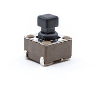 E-Switch Tactile Switch, TL3301, SPST-NO, OFF-(ON), 2.8mm SQ Top Actuated, 0.05A, 12VDC