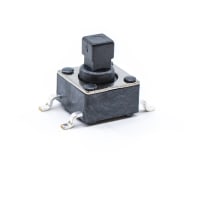 E-Switch Tactile Switch, TL3301, SPST-NO, OFF-(ON), 2.4mm SQ Top Actuated, 0.05A, 12VDC