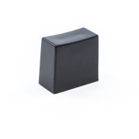 E-Switch Accessory, Pushbutton Cap, Rectangle, Concave, Snap Fit, Black, PBH + TL Series